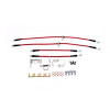 Braided Stainless Steel Hose Kit - 2005-2009 Ford Mustang V8 & Shelby GT - 2010-2012 Mustang V6 - Front & Rear Set - image 1