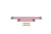 Braided Stainless Steel Hose Kit - 2004-2006 Toyota Tundra 2WD w/VSC - Front & Rear Set - image 2
