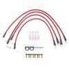 Braided Stainless Steel Hose Kit - 2007-2017 Jeep Wrangler JK - Stock Ride Height - Front & Rear Set - image 2