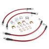 Braided Stainless Steel Hose Kit - Jeep Wrangler JL - 4 in. Lift & 342mm Rear Rotor - Front & Rear Set - image 1