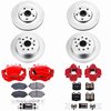 Z23 Daily Driver Premium Carbon-Fiber Ceramic Pad, Fully Coated Rotor, and Powder Coated Caliper Kit for 2001-2005 Lexus GS430