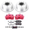 Z36 Truck and Tow Premium Carbon-Fiber Ceramic Pad, Fully Coated Rotor, and Powder Coated Caliper Kit for 1998-2007 Lexus LX470