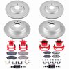 Z23 Daily Driver Premium Carbon-Fiber Ceramic Pad, Fully Coated Rotor, and Powder Coated Caliper Kit for 2005-2007 INFINITI G35