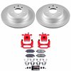 Z23 Daily Driver Premium Carbon-Fiber Ceramic Pad, Fully Coated Rotor, and Powder Coated Caliper Kit for 2005-2008 INFINITI G35