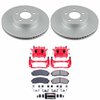 Z23 Daily Driver Premium Carbon-Fiber Ceramic Pad, Fully Coated Rotor, and Powder Coated Caliper Kit for 2005-2007 Mazda B3000