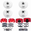Z23 Daily Driver Premium Carbon-Fiber Ceramic Pad, Fully Coated Rotor, and Powder Coated Caliper Kit for 2003-2004 Dodge Dakota
