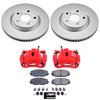 Z23 Daily Driver Premium Carbon-Fiber Ceramic Pad, Fully Coated Rotor, and Powder Coated Caliper Kit for 2009-2010 Pontiac Vibe