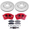 Z23 Daily Driver Premium Carbon-Fiber Ceramic Pad, Fully Coated Rotor, and Powder Coated Caliper Kit for 2009-2015 Honda Pilot