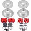 Z23 Daily Driver Premium Carbon-Fiber Ceramic Pad, Fully Coated Rotor, and Powder Coated Caliper Kit for 2009-2014 Nissan Maxima