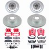 Z23 Daily Driver Premium Carbon-Fiber Ceramic Pad, Fully Coated Rotor, and Powder Coated Caliper Kit for 2010-2011 Ford Ranger