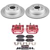 Z23 Daily Driver Premium Carbon-Fiber Ceramic Pad, Fully Coated Rotor, and Powder Coated Caliper Kit for 2011-2025 Nissan LEAF