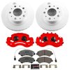 Z36 Truck and Tow Premium Carbon-Fiber Ceramic Pad, Fully Coated Rotor, and Powder Coated Caliper Kit for 2014-2025 Ram