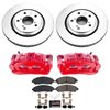 Z23 Daily Driver Premium Carbon-Fiber Ceramic Pad, Fully Coated Rotor, and Powder Coated Caliper Kit for 2017-2019 Acura MDX