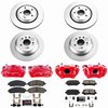 Z23 Daily Driver Premium Carbon-Fiber Ceramic Pad, Fully Coated Rotor, and Powder Coated Caliper Kit for 2017-2020 Honda