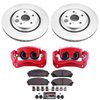Z23 Daily Driver Premium Carbon-Fiber Ceramic Pad, Fully Coated Rotor, and Powder Coated Caliper Kit for 2022-2024 Lexus NX350
