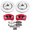 Z36 Truck and Tow Premium Carbon-Fiber Ceramic Pad, Fully Coated Rotor, and Powder Coated Caliper Kit for 2022-2024 Lexus NX350