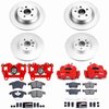 Z23 Daily Driver Premium Carbon-Fiber Ceramic Pad, Fully Coated Rotor, and Powder Coated Caliper Kit for 2017-2020 Lincoln MKZ