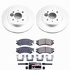 Z23 Daily Driver Premium Carbon-Fiber Ceramic Brake Pad and Fully Coated Rotor Kit for 1991-1992 Saturn SC