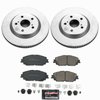 Z23 Daily Driver Premium Carbon-Fiber Ceramic Brake Pad and Fully Coated Rotor Kit for 2018-2024 Toyota Camry
