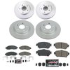 Z23 Daily Driver Premium Carbon-Fiber Ceramic Brake Pad and Fully Coated Rotor Kit for 2018-2025 Nissan LEAF