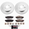 Z23 Daily Driver Premium Carbon-Fiber Ceramic Brake Pad and Fully Coated Rotor Kit for 2018-2026 Toyota Camry