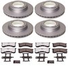 Z36 Truck & Tow Premium Carbon-Fiber Ceramic Brake Pad and Fully Coated Rotor Kit