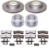 Z36 Truck & Tow Premium Carbon-Fiber Ceramic Brake Pad and Fully Coated Rotor Kit