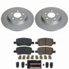 Z23 Daily Driver Premium Carbon-Fiber Ceramic Brake Pad and Fully Coated Rotor Kit for 2021-2026 Hyundai Santa Fe