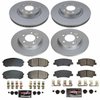 Z23 Daily Driver Premium Carbon-Fiber Ceramic Brake Pad and Fully Coated Rotor Kit for 2020-2026 Hyundai Sonata
