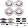 Z23 Daily Driver Premium Carbon-Fiber Ceramic Brake Pad and Fully Coated Rotor Kit for 2021-2025 Ram 1500