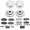 Z23 Daily Driver Premium Carbon-Fiber Ceramic Brake Pad and Fully Coated Rotor Kit for 2025-2026 Toyota Prius