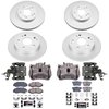 Z23 Daily Driver Premium Carbon-Fiber Ceramic Pad, Fully Coated Rotor, and Caliper Kit for 1998-2002 Honda Accord