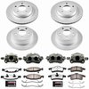 Z36 Truck and Tow Premium Carbon-Fiber Ceramic Pad, Fully Coated Rotor, and Caliper Kit for 1999-2002 Jeep Grand Cherokee
