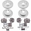 Z36 Truck and Tow Premium Carbon-Fiber Ceramic Pad, Fully Coated Rotor, and Caliper Kit for 2004-2006 Lexus RX330