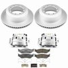 Z36 Truck and Tow Premium Carbon-Fiber Ceramic Pad, Fully Coated Rotor, and Caliper Kit for 2005-2016 Ford F-450 Super Duty