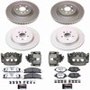 Z36 Truck and Tow Premium Carbon-Fiber Ceramic Pad, Fully Coated Rotor, and Caliper Kit for 2013-2017 Ford Explorer