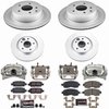 Z23 Daily Driver Premium Carbon-Fiber Ceramic Pad, Fully Coated Rotor, and Caliper Kit for 2014-2017 Nissan LEAF