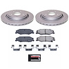 CRK5159 Genuine Geomet Coated Rotor & Low-Dust Ceramic Brake Pad Kit - image 1