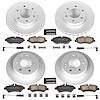 Performance Brake Upgrade Kit Cross-Drilled and Slotted Rotors