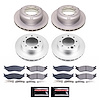 CRK6408 Genuine Geomet Coated Rotor & Low-Dust Ceramic Brake Pad Kit - image 1