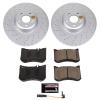 Performance Brake Upgrade Kit Cross-Drilled and Slotted Rotors - image 1