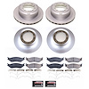 CRK8178 Genuine Geomet Coated Rotor & Low-Dust Ceramic Brake Pad Kit - image 1