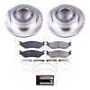 CRK8185 Genuine Geomet Coated Rotor & Low-Dust Ceramic Brake Pad Kit - image 1