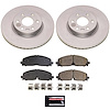 CRK8741 Genuine Geomet Coated Rotor & Low-Dust Ceramic Brake Pad Kit - image 1