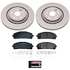 CRK8753 Genuine Geomet Coated Rotor & Low-Dust Ceramic Brake Pad Kit - image 1