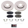 CRK8754 Genuine Geomet Coated Rotor & Low-Dust Ceramic Brake Pad Kit - image 1