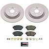 CRK8773 Genuine Geomet Coated Rotor & Low-Dust Ceramic Brake Pad Kit - image 1