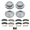CRK8792 Genuine Geomet Coated Rotor & Low-Dust Ceramic Brake Pad Kit - image 1