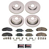 CRK8797 Genuine Geomet Coated Rotor & Low-Dust Ceramic Brake Pad Kit - image 1
