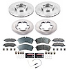 CRK8805 Genuine Geomet Coated Rotor & Low-Dust Ceramic Brake Pad Kit - image 1